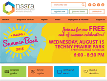 Tablet Screenshot of nssra.org